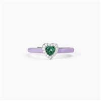 Anello Mabina Donna LOVE AFFAIR in Argento Smeraldo 523307 - 523307
